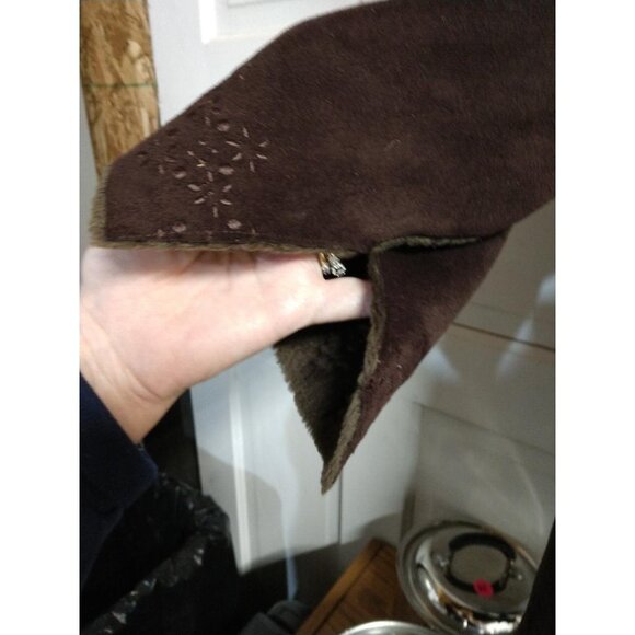 Mackintosh New England Womens Brown Faux Fur Long Coat - Picture 11 of 13